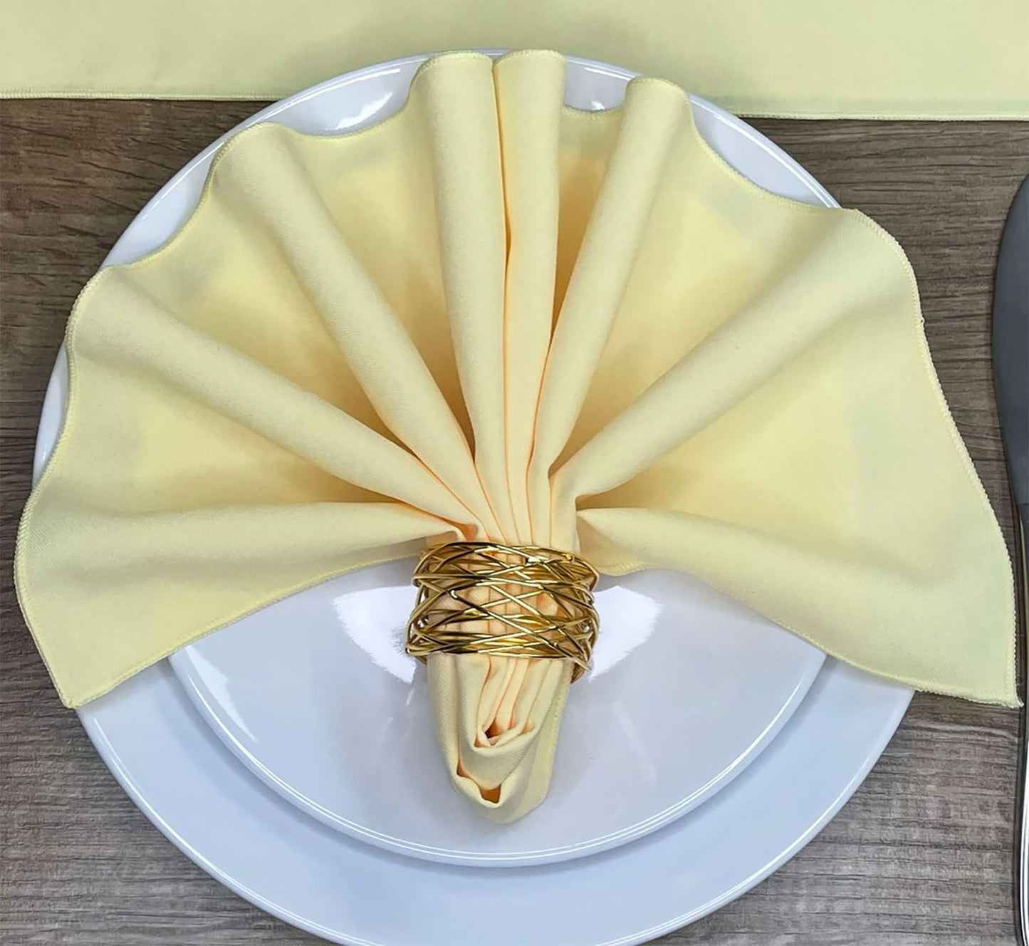 Pale Yellow Napkin